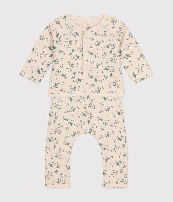 Tweedelig gewatteerd babysetje in tubic AVALANCHE/ HERBIER
