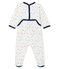 Dors bien bébé garçon en molleton blanc MARSHMALLOW/blanc MULTICO