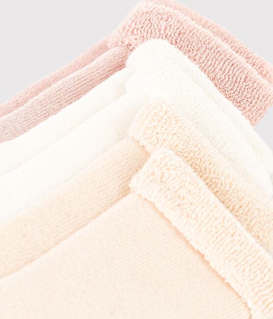 Lot de 3 paire de chaussettes bébé en tricot uni variante 1