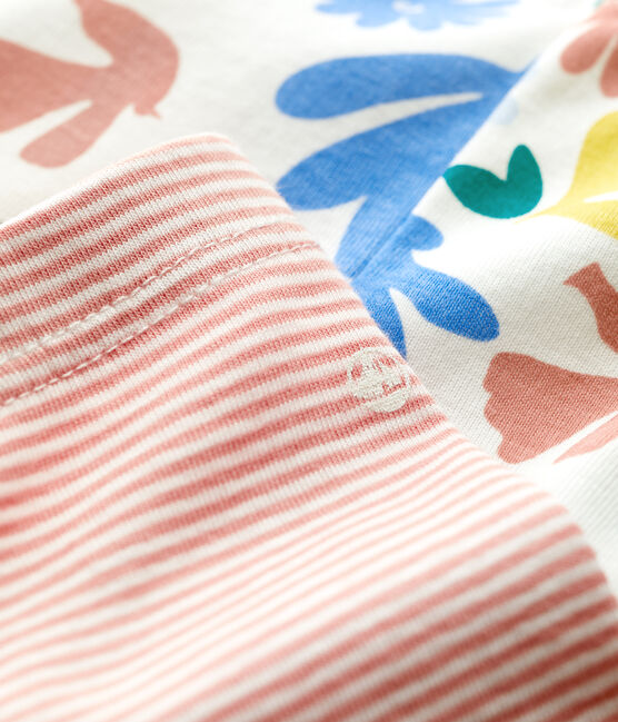 Lot 2 leggings fantaisie en coton bébé variante 1