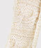 Meisjes colsjaal wit MARSHMALLOW/geel OR