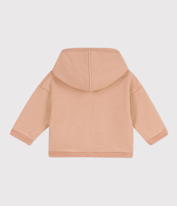 Sweater met kap voor baby's beige