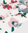 Donsjack van polyester met dierenprint voor baby's ecru/roze