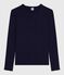 Tee-shirt femme l'iconique cocotte en coton manches longues bleu SMOKING