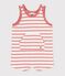 Kort pakje in dikke jerseystof voor baby's wit MARSHMALLOW/ PAPAYE