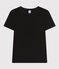Tee-shirt L'ICONIQUE col rond en coton Femme noir NOIR