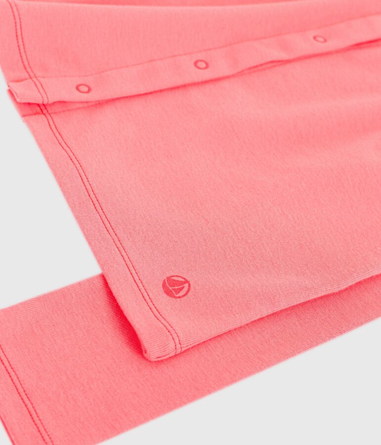 Effen katoenen vestje voor kinderen roze