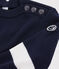 Dames marine pull van wol blauw SMOKING/wit MARSHMALLOW