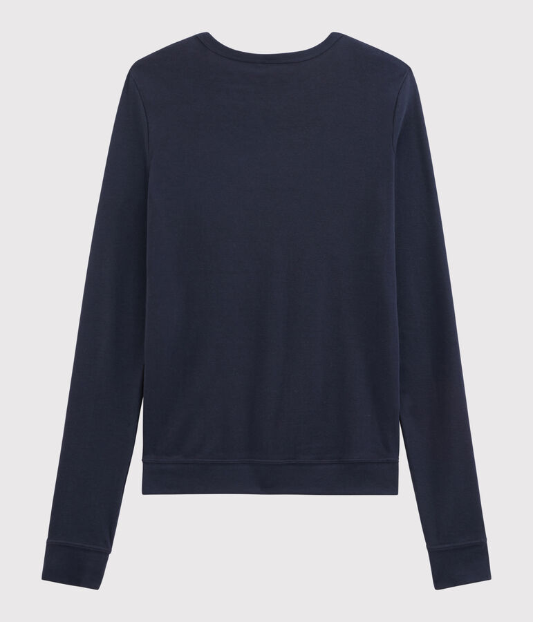 Cardigan iconique en coton Femme bleu SMOKING