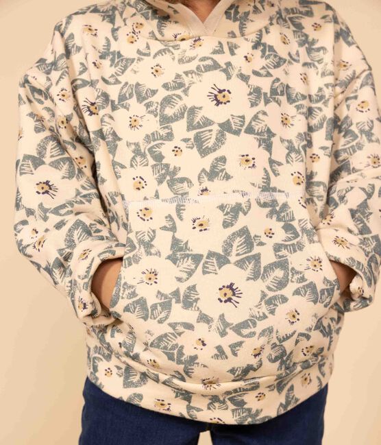 Sweater met capuchon in fleece voor meisjes AVALANCHE+POLOCHON/ MULTICO