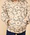 Sweater met capuchon in fleece voor meisjes AVALANCHE+POLOCHON/ MULTICO