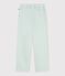 Pantalon enfant en coton lin bleu SPRAY