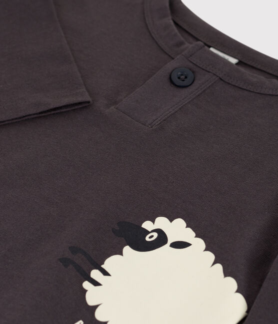 Tee-shirt manches longues bébé en coton gris DUMBO