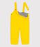 Salopette en ciré bébé jaune JAUNE