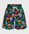 Short de bain imprimé enfant garçon bleu MEDIEVAL/blanc MULTICO
