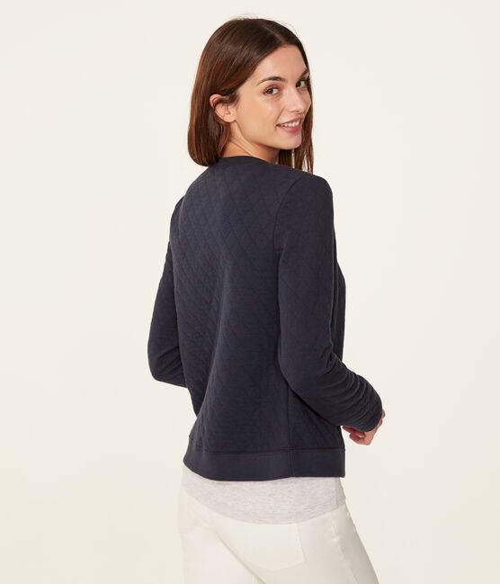 Damesvest blauw SMOKING