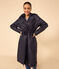 Trenchcoat met capuchon voor dames blauw SMOKING