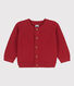 Cardigan bébé en tricot en coton