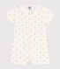 Korte playsuit met palmbomen van katoen voor baby's