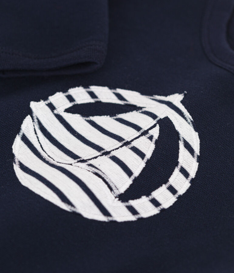 Sweatshirt van fleece voor baby's blauw