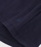 L'ICONIQUE, dames-T-shirt met rolkraag in katoen blauw SMOKING
