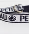 Ceintuur met logo blauw SMOKING/wit MARSHMALLOW
