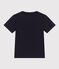 Tee-shirt en jersey léger enfant garçon bleu SMOKING
