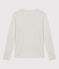 Tijdloos dames-T-shirt met ronde hals in biokatoen grijs BELUGA CHINE