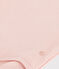 Babybody met korte mouwen en kraagje van katoen roze SALINE