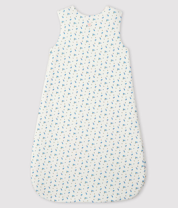 Trappelzak van ribkatoen voor baby's wit/multicouleur