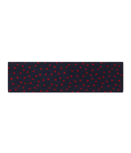 Haarband met strikje voor meisjes blauw SMOKING/rood TERKUIT