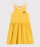 Robe sans manche en coton enfant fille jaune NECTAR/ AVALANCHE