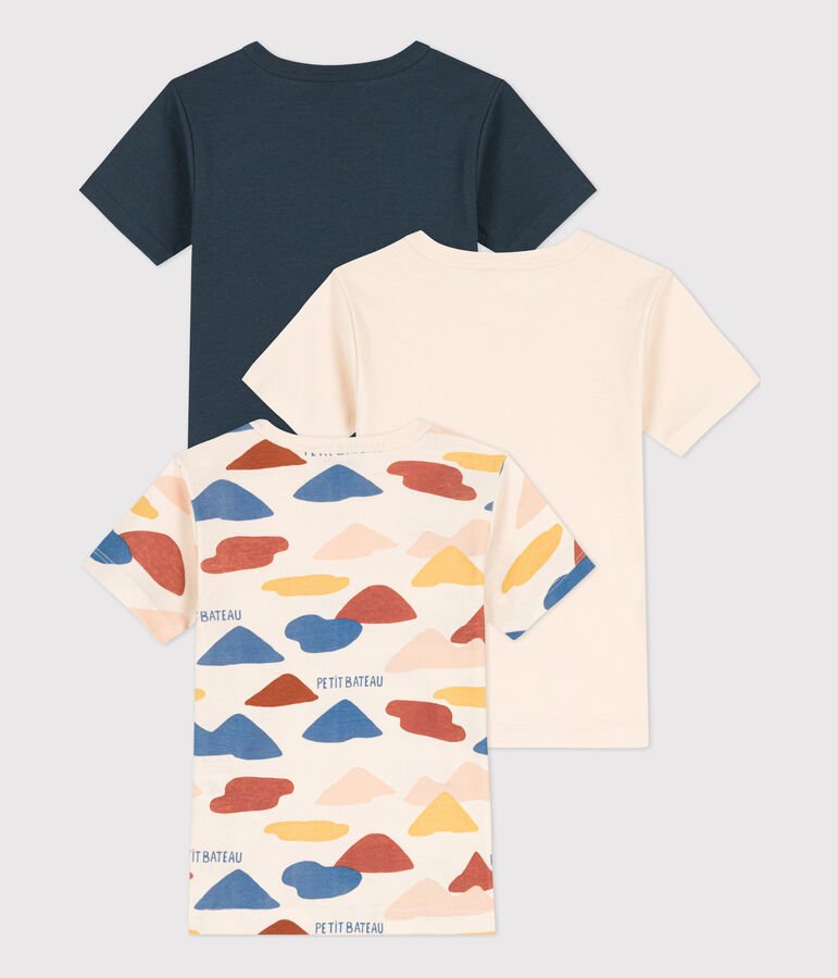 Lot de 3 tee-shirts manches courtes enfant fille / gar&ccedil;on en coton variante 1