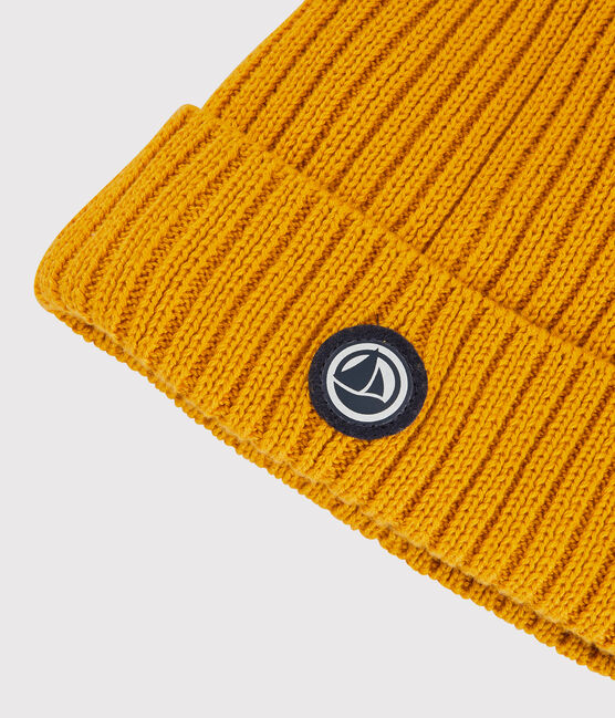 Meisjes-jongens muts geel BOUDOR