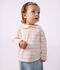Marini&egrave;re &agrave; col b&eacute;b&eacute; en coton rose/rose