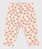 Broek in doorgestikt tubic met print voor baby's wit AVALANCHE/ MULTICO