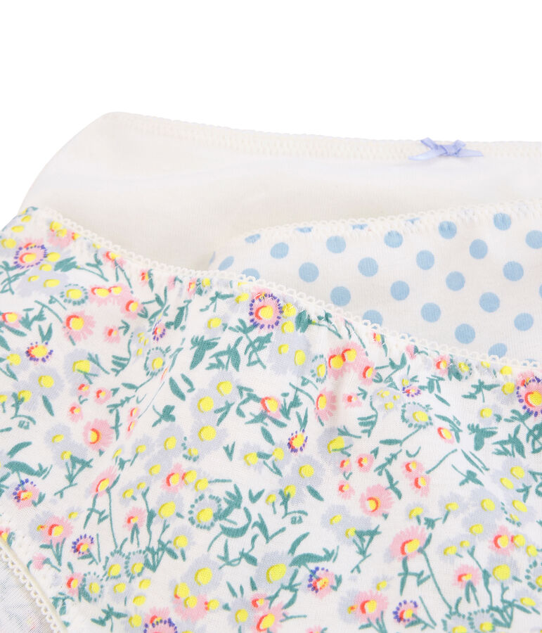 Trio de shorties petite fille multicouleur