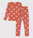 Pyjama ajusté cœur en coton enfant