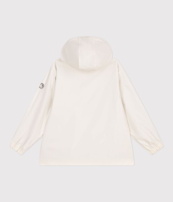 Korte damesregenjas ecru MILK