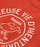 Katoenen T-shirt met korte mouwen voor jongens rood HARISSA