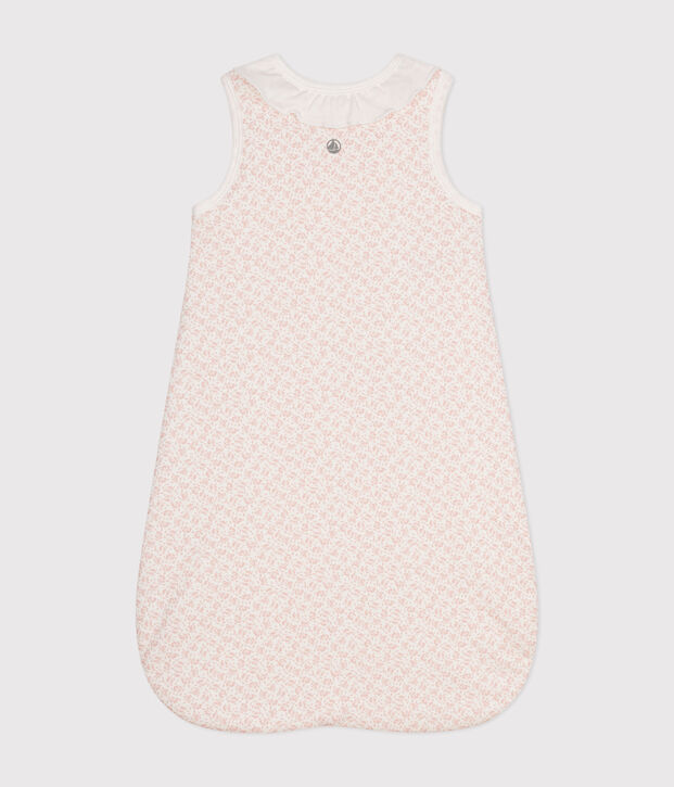 Gigoteuse b&eacute;b&eacute; fleurs en coton TOG 2 blanc/rose