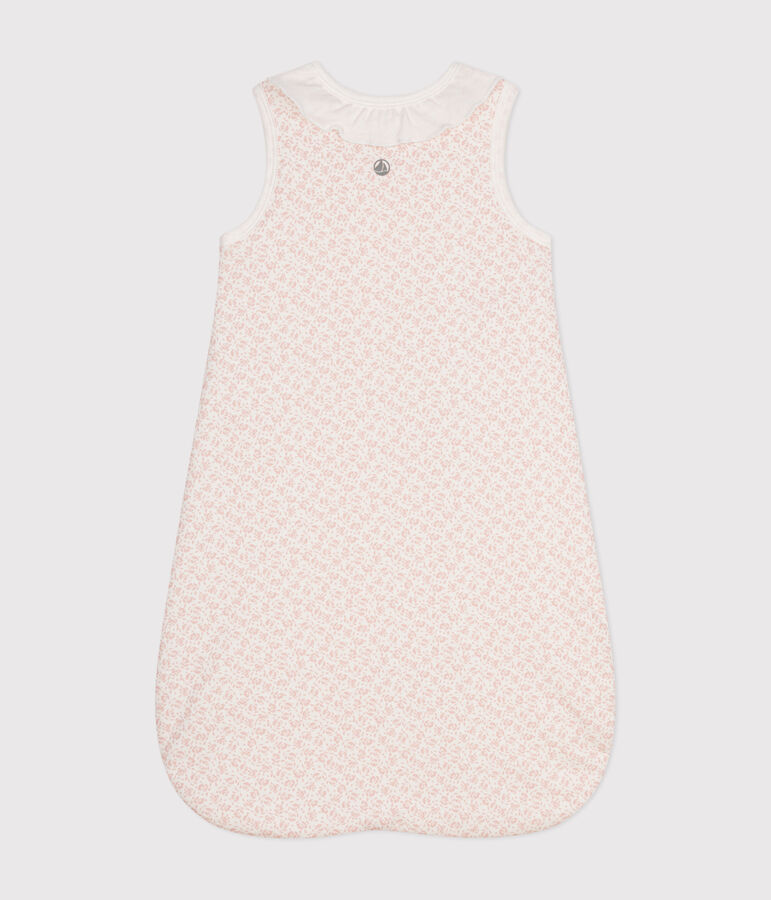 Gigoteuse b&eacute;b&eacute; fleurs en coton TOG 2 blanc/rose
