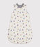 Katoenen babytrappelzak met bootjesprint TOG 2.5  wit MARSHMALLOW/blauw MEDIEVAL/ MULTICO