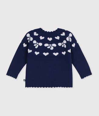 blauw/ecru