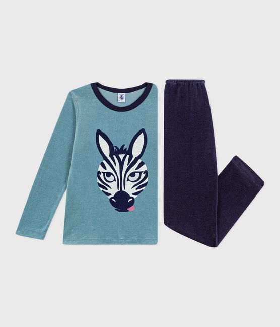 Fluwelen kinderpyjama SOIR/ GOBELIN
