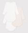 Lot de bodies manches longues en coton multicouleur