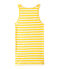 Débardeur femme en côte originale rayée jaune SHINE/blanc MARSHMALLOW