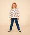 Sweatershirt met print in molton voor kinderen wit AVALANCHE/ MULTICO