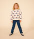 Sweatershirt met print in molton voor kinderen
