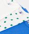 Lot de 3 bodies manches courtes en coton et lin variante 1